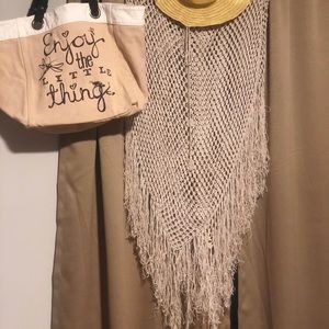 Beach Cover Up Hat & Bag